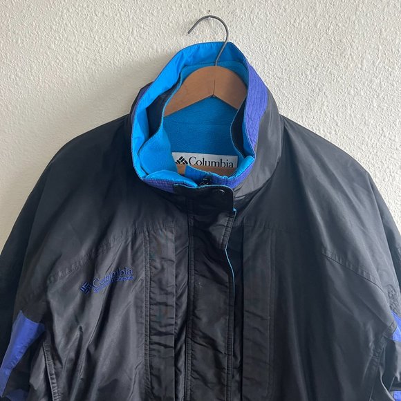 Columbia Women's Liberty Ridge Black and Blue Winter Ski Jacket Coat Size S - Picture 3 of 12